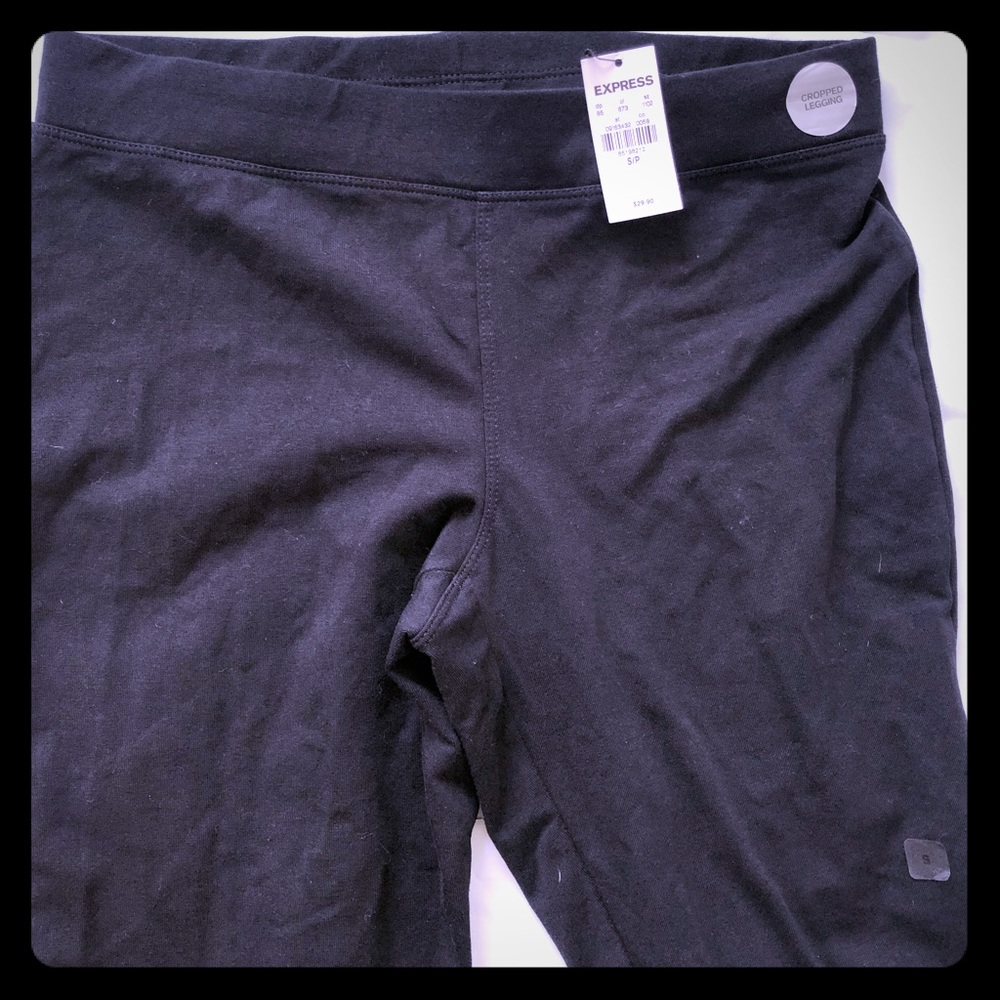 Express cropped leggings size S